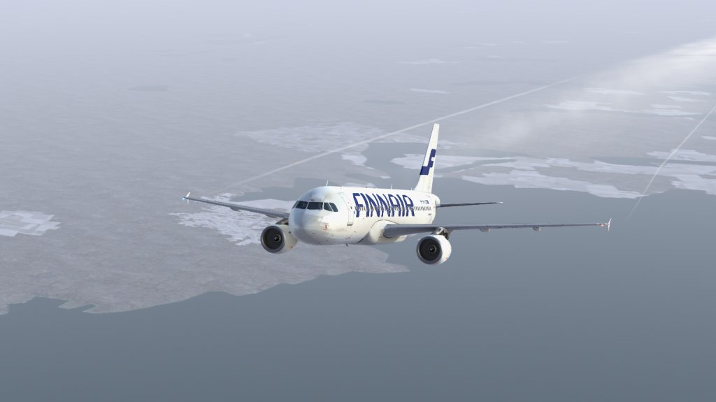 Climbout, headed for cruise altitude
