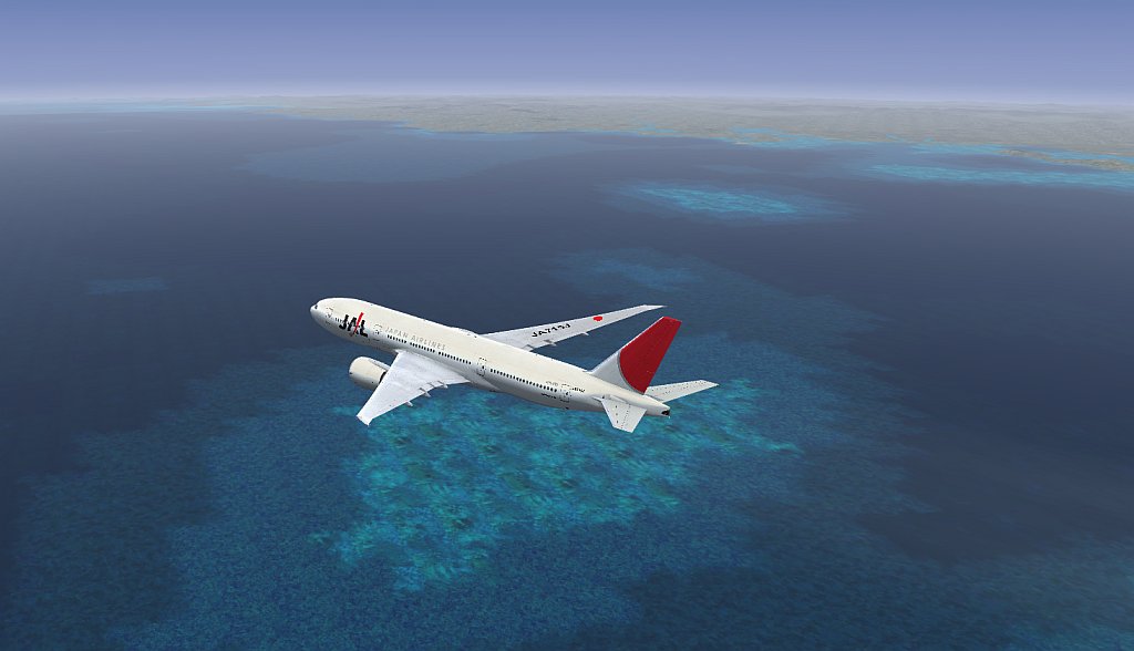 Descending into Hong Kong airspace