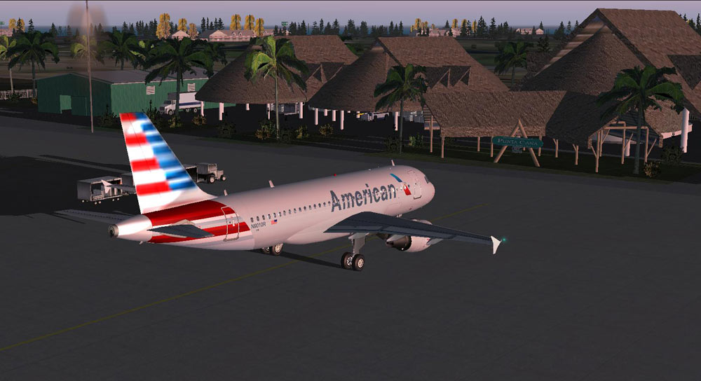 AA A319 at MDPC Punta Cana
