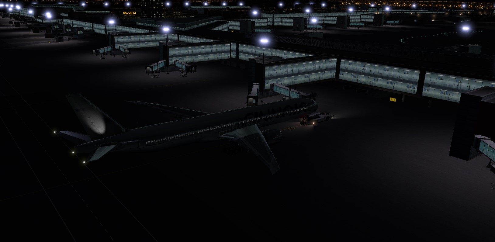 Getting ready for third flight, it seems I always depart in the dark