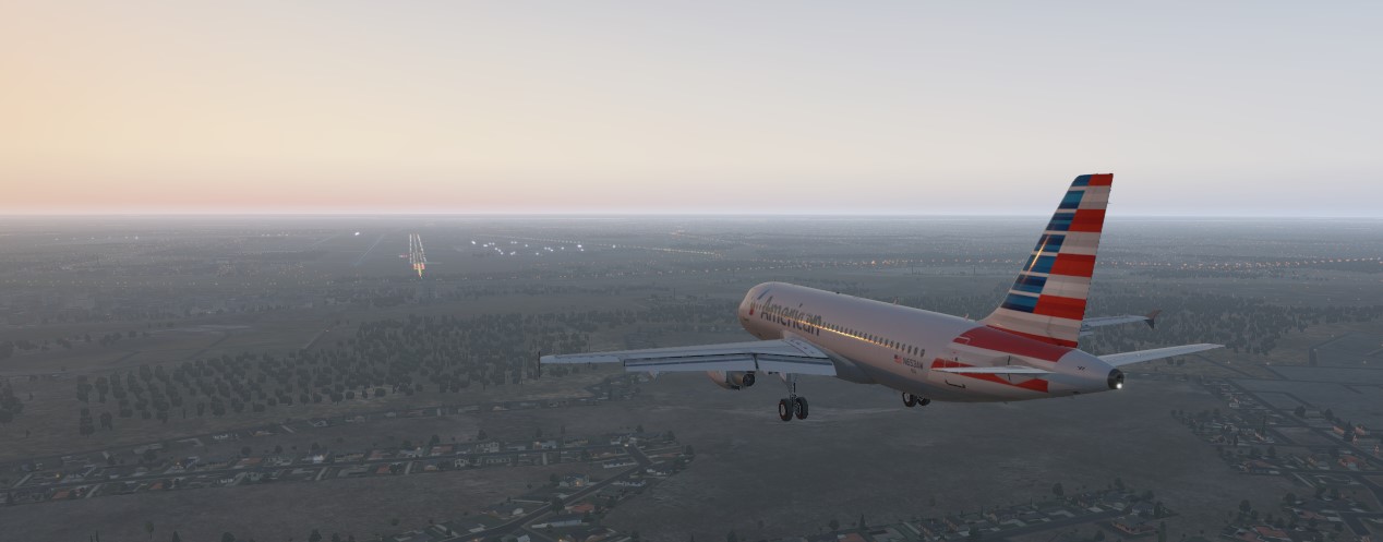 On final at arrival airport