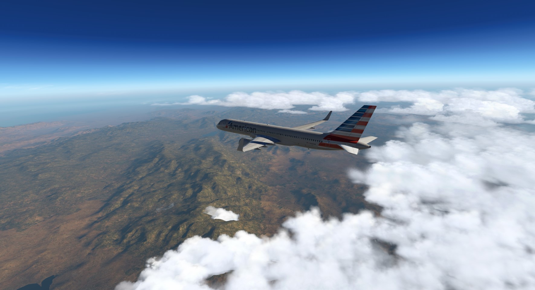 Over the Sierra Nevadas
