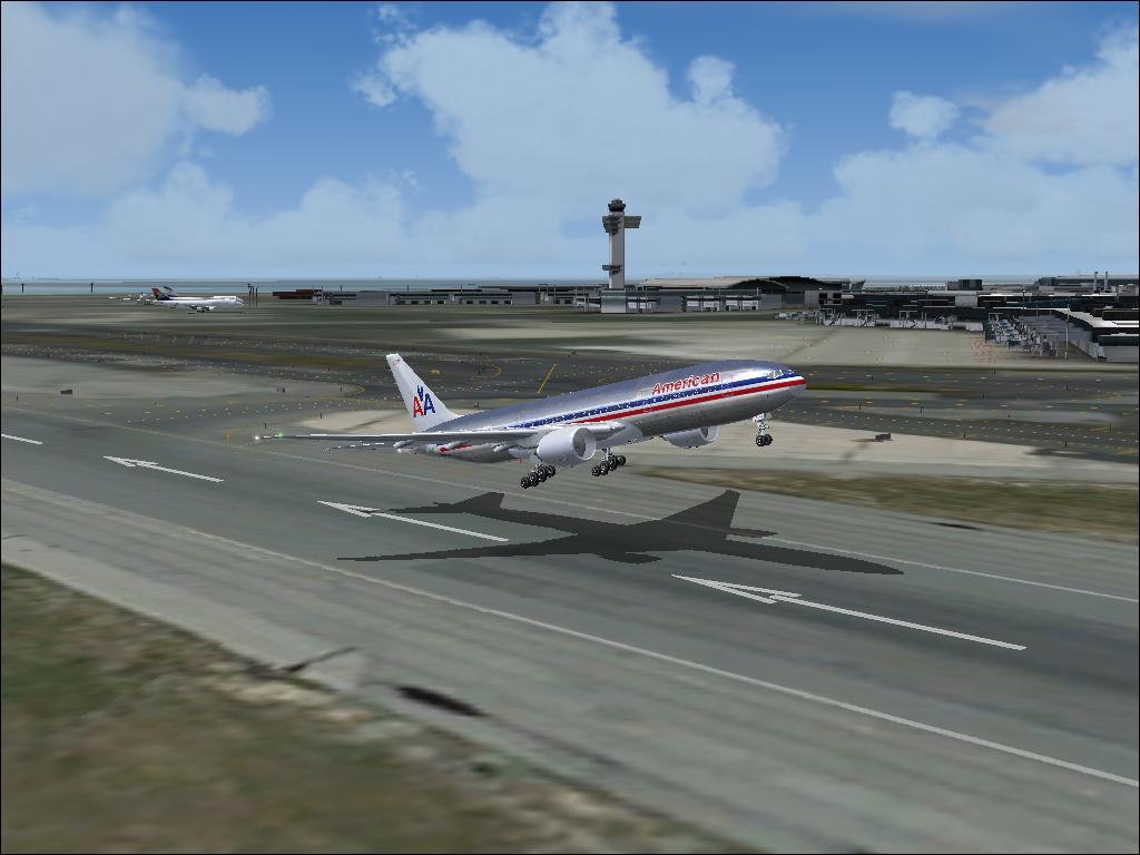Take-off from runway 4L