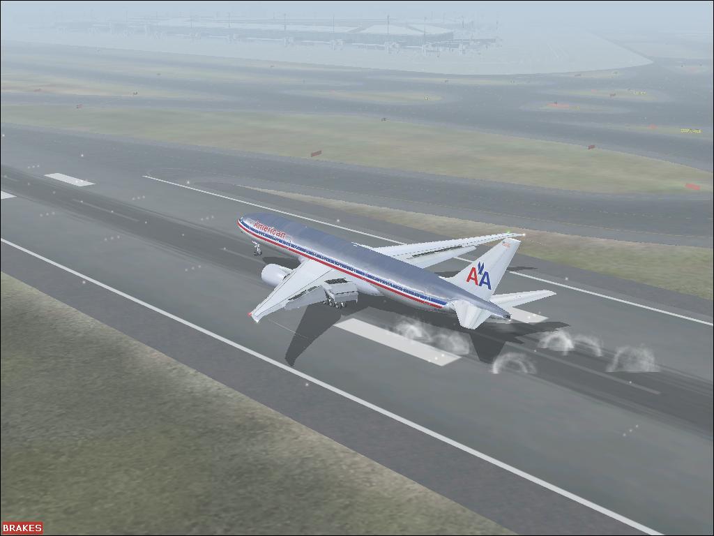 Landing finally! I show the runway 10 feet before MDA. A risky one