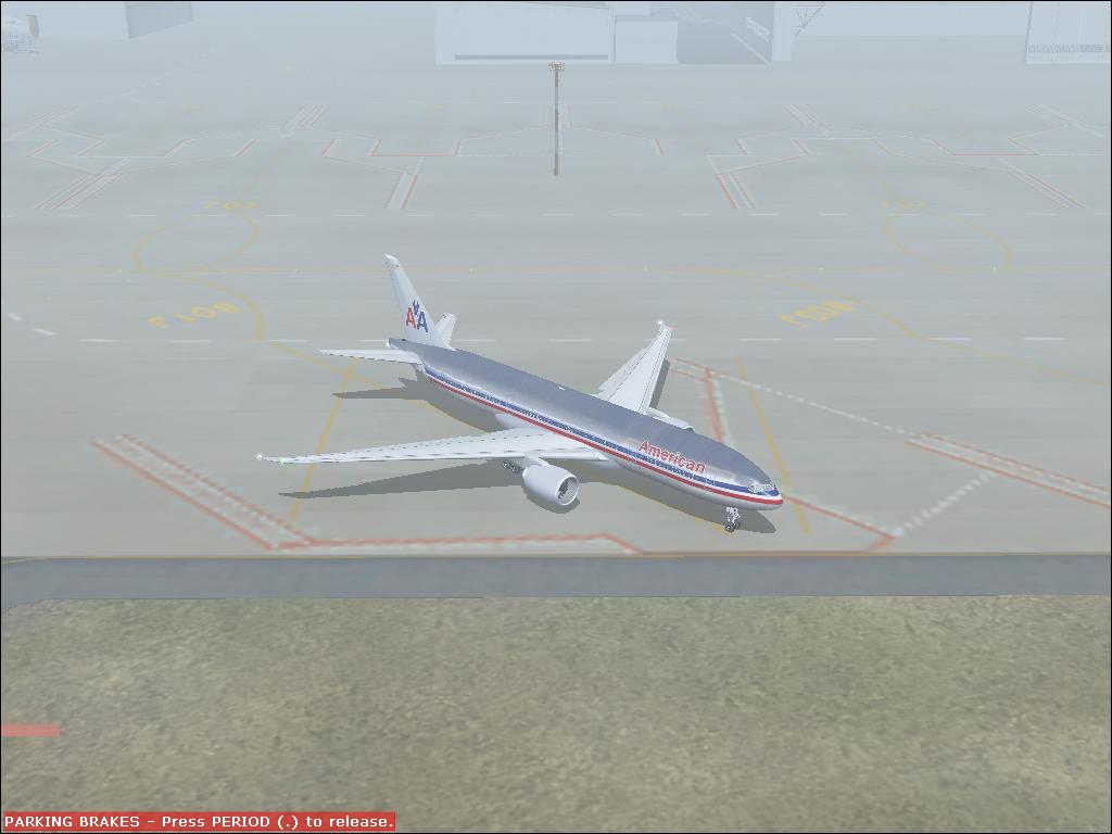 Parked at gate after 14 hours of flight.... My first flight was amazing and difficult too regarding the poor visibility