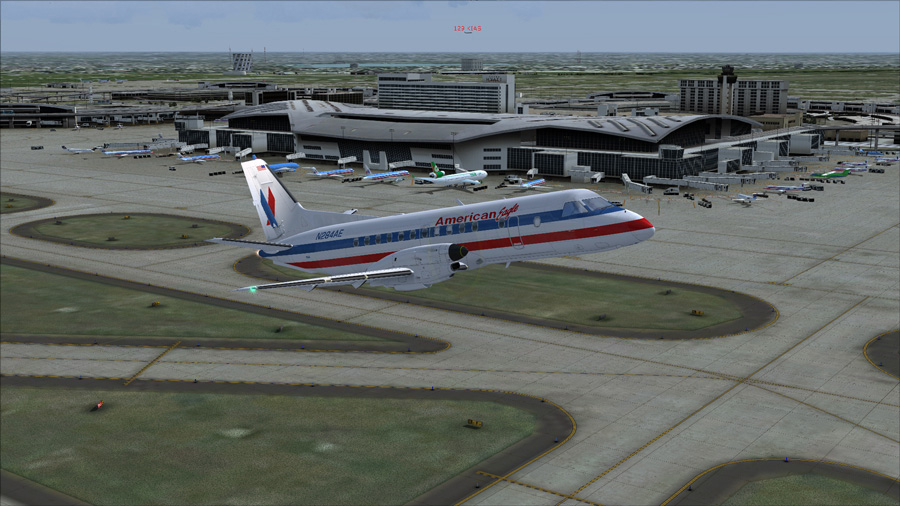 Busy E Terminal at KDFW