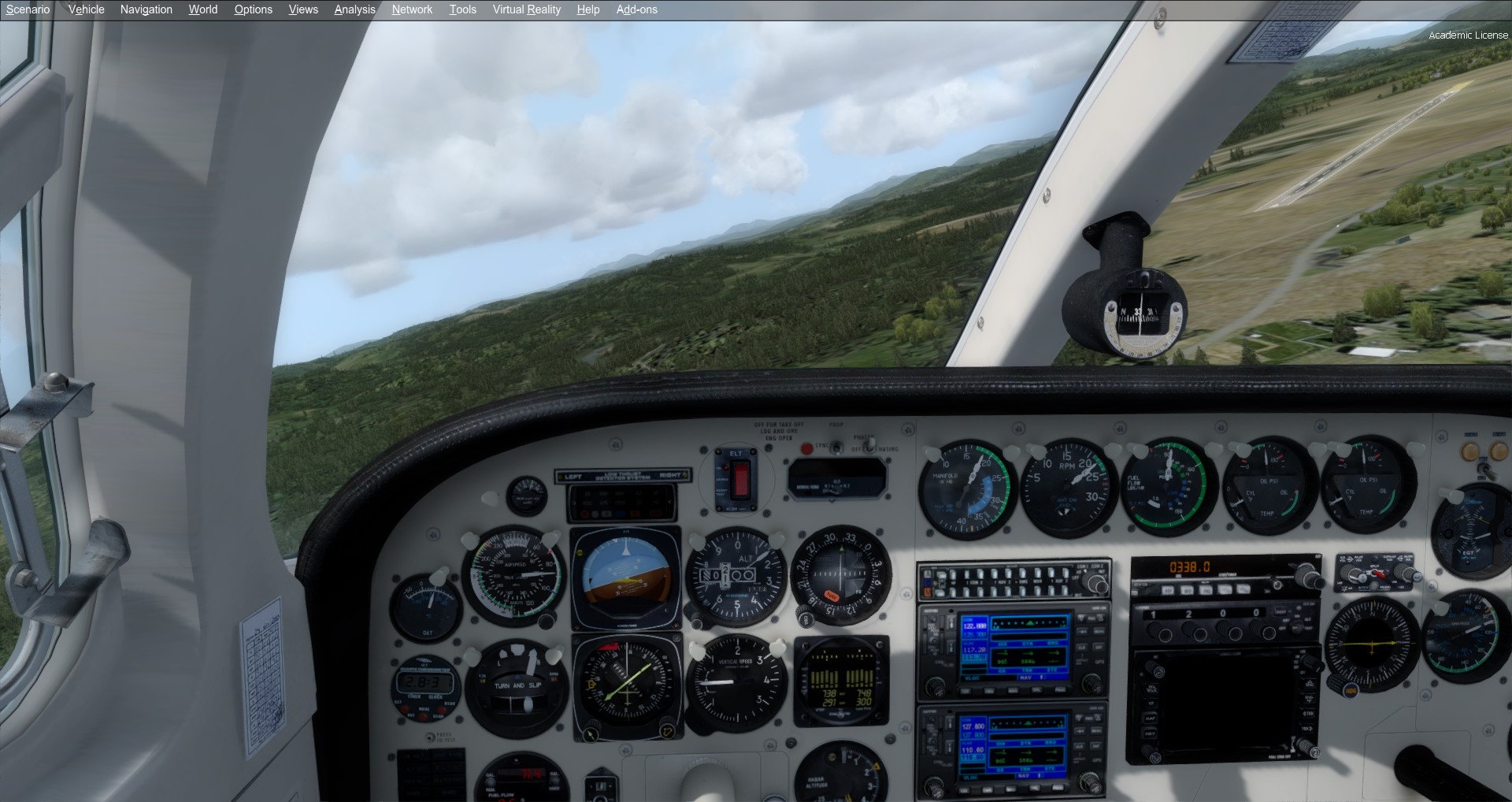 Turning final at KUIL